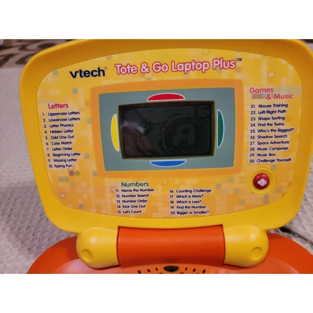 VTECH TOTE & GO LAPTOP PLUS Preschool Learning System Popular Orange/YellowModel
